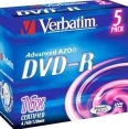 PYTA DVD-R 4,7GB VERBATIM OPAKOWANIE SLIM