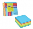 Notesy samoprzylepne kostka stick´n, mix niebieskie / zielone 76 x 76 mm, 400 kart.