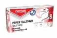 Papier toaletowy biay, 2-warstwowy / red.rolki 96 mm / d.rolki 15 mb / gram. 2x17g/m2, il.list.150 / 8 rolek / biay